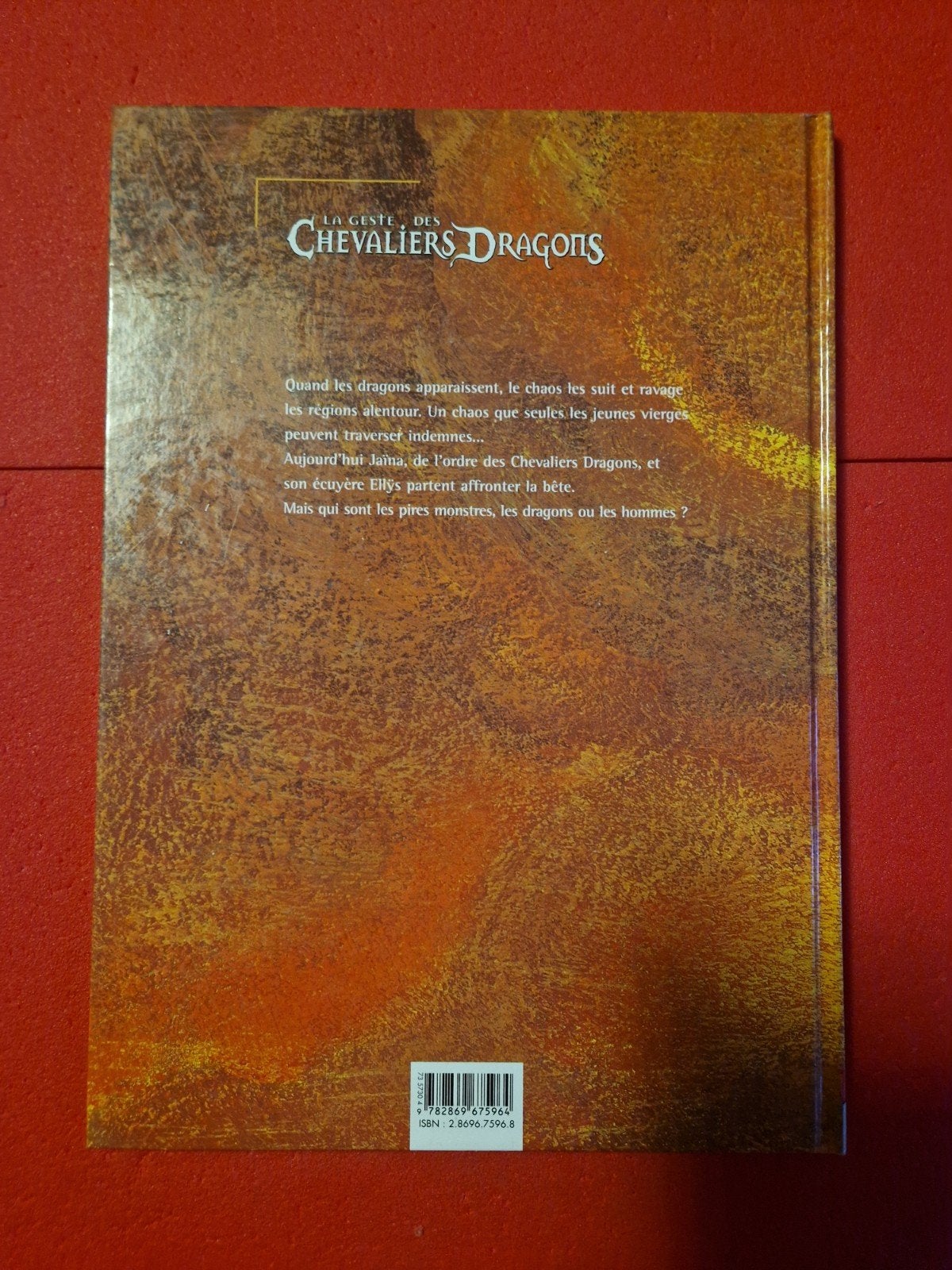 bd la geste des chevaliers dragons 1,EO, Livres, Enlèvement ou Envoi