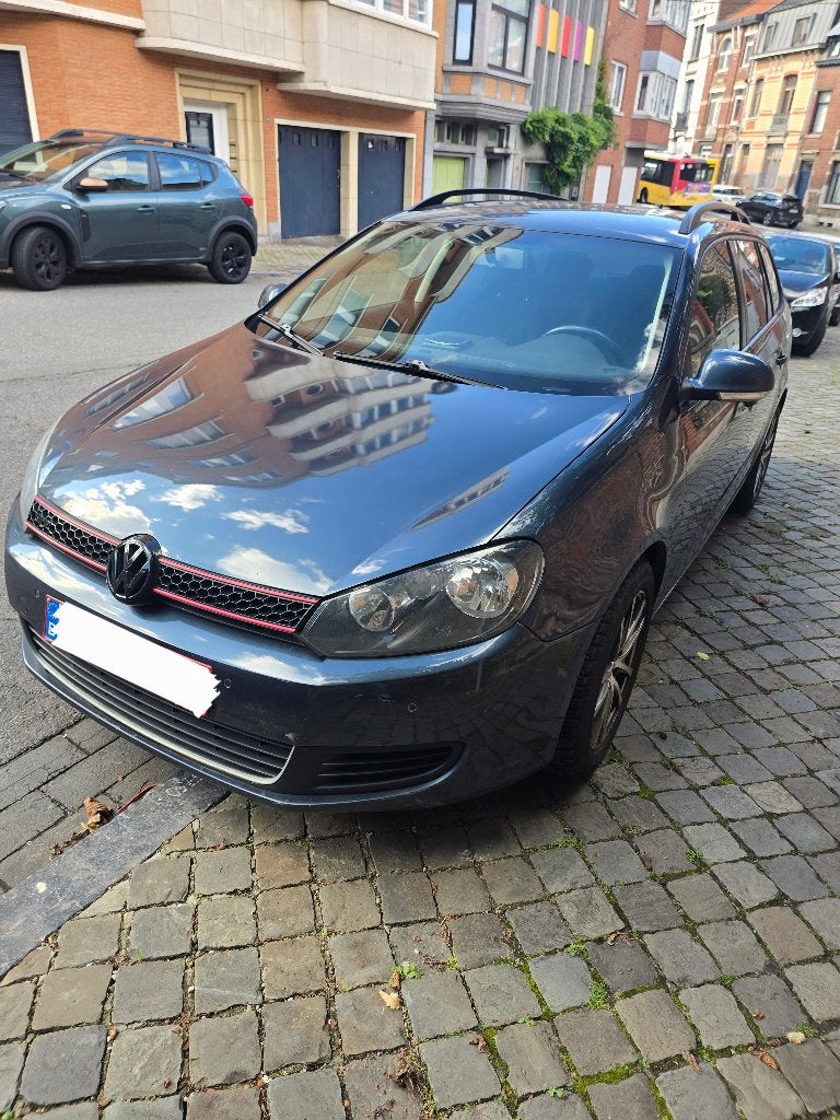 Volkswagen Golf 6 1.6 TDI, Auto's, Euro 5, Stof, Blauw, Multifunctioneel stuurwiel