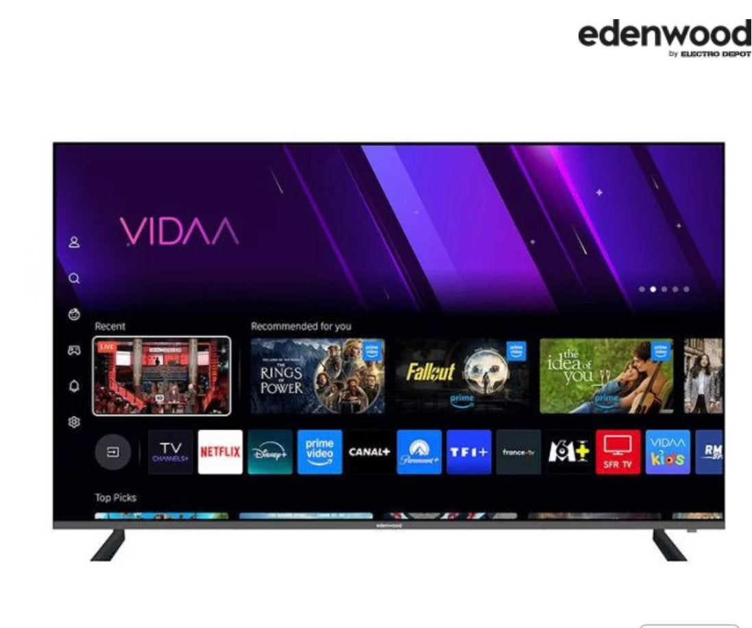 Edenwood tv 75 inch, Ophalen, Zo goed als nieuw