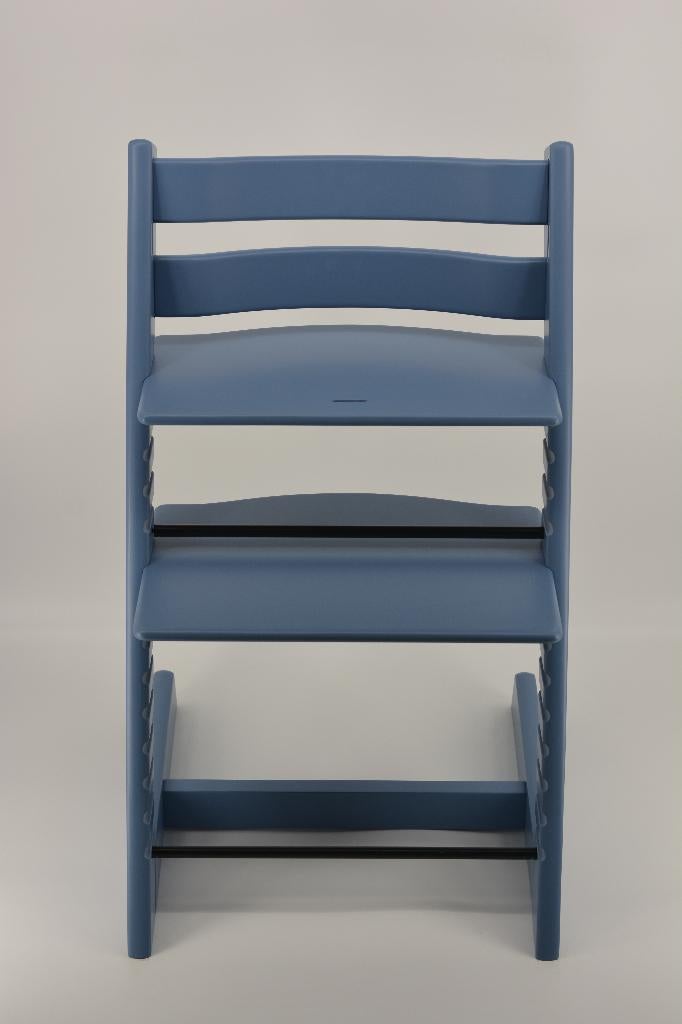 Stokke Tripp Trapp Blue — Modèle reconditionné, Envoi, Comme neuf, Chaise évolutive, Ceinture(s)