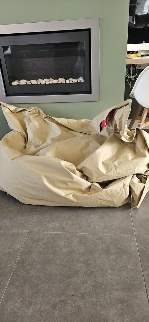 Fatboy zitzak, Ophalen, Gebruikt, Beige, Zitzak