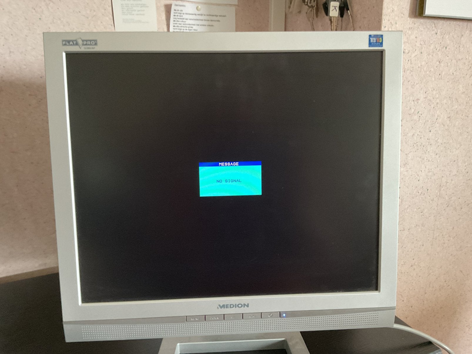 Medion monitor., Computers en Software, Ophalen of Verzenden, Gebruikt, DVI, Ingebouwde speakers