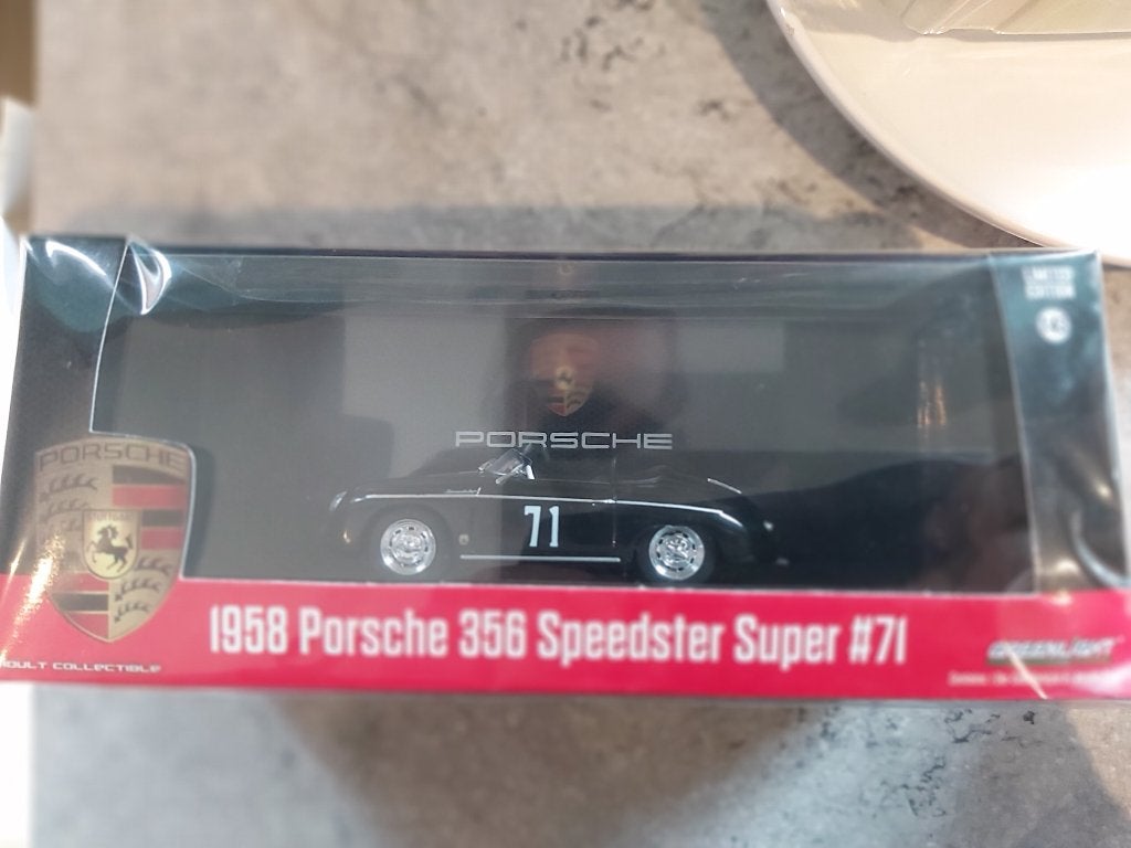 Greenlight Porsche 356 Speedster Super num 71 de 1958 1/43, Enlèvement ou Envoi, Neuf, Voiture