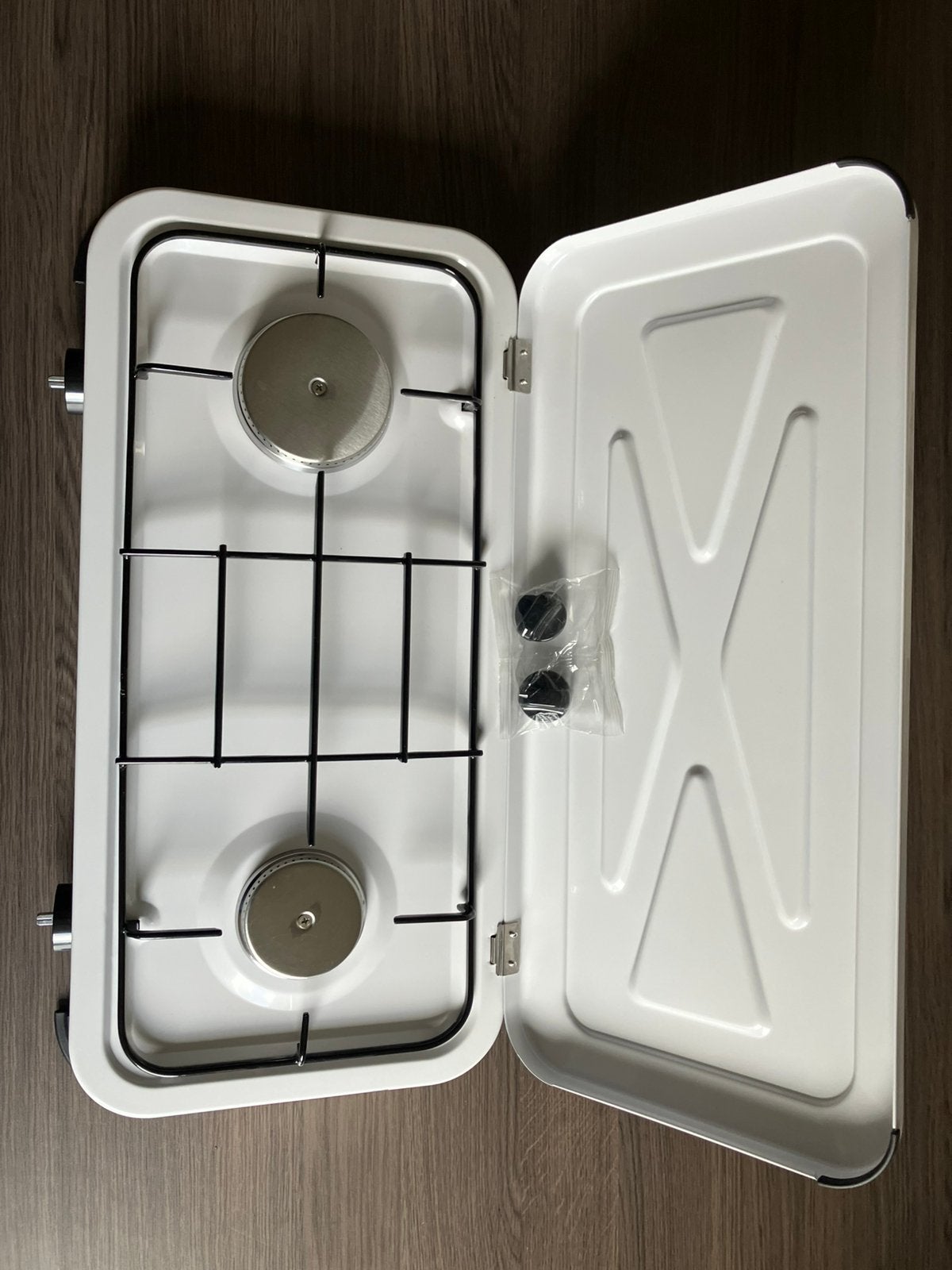 Campingkooktoestel kemper met 2 RVS branders  2600W, Caravanes & Camping, Caravanes Accessoires, Enlèvement ou Envoi, Neuf