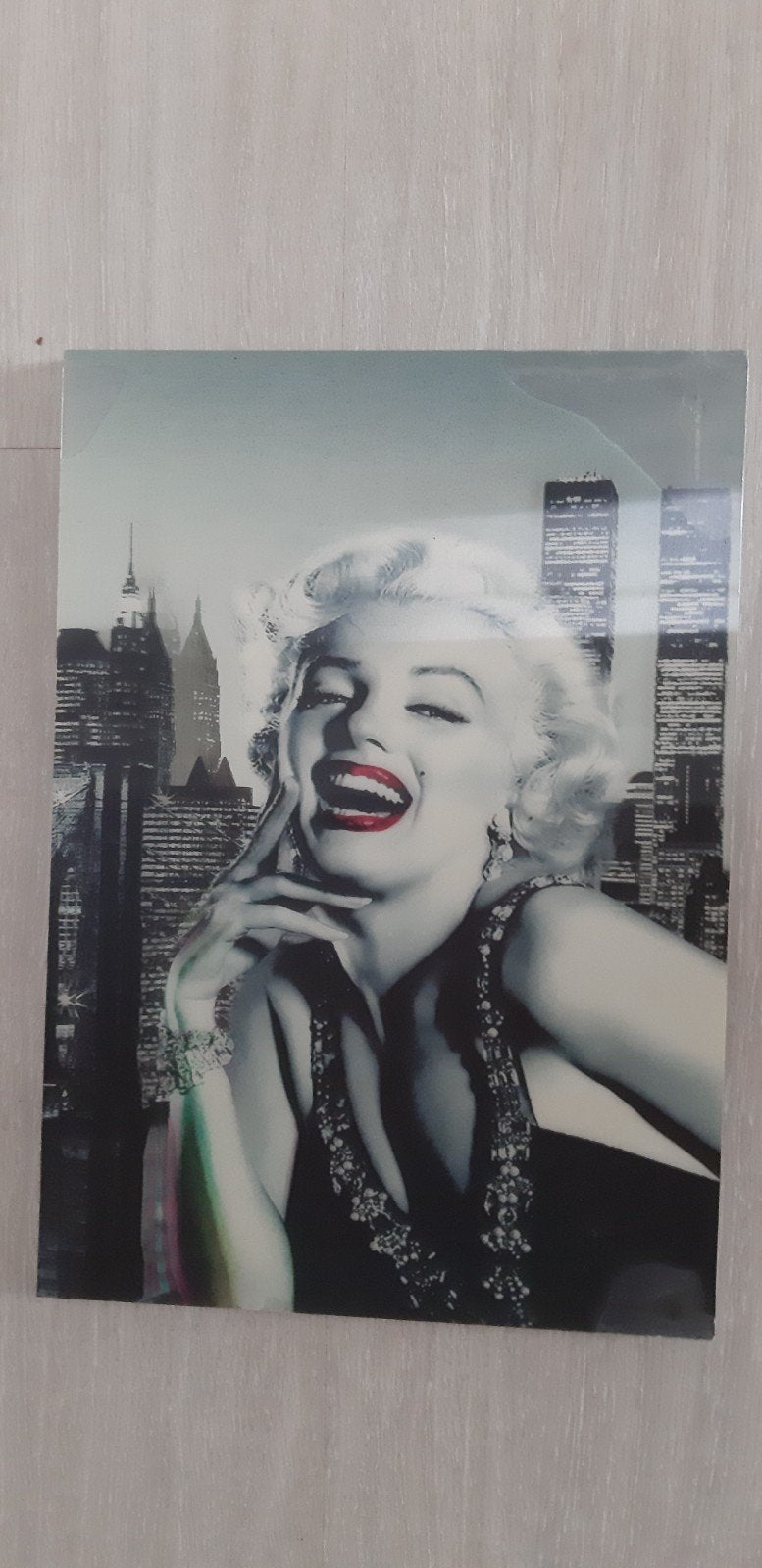 Portrait 3D de Marilyn Monroe vintage., Collections, Photos & Gravures, Enlèvement ou Envoi