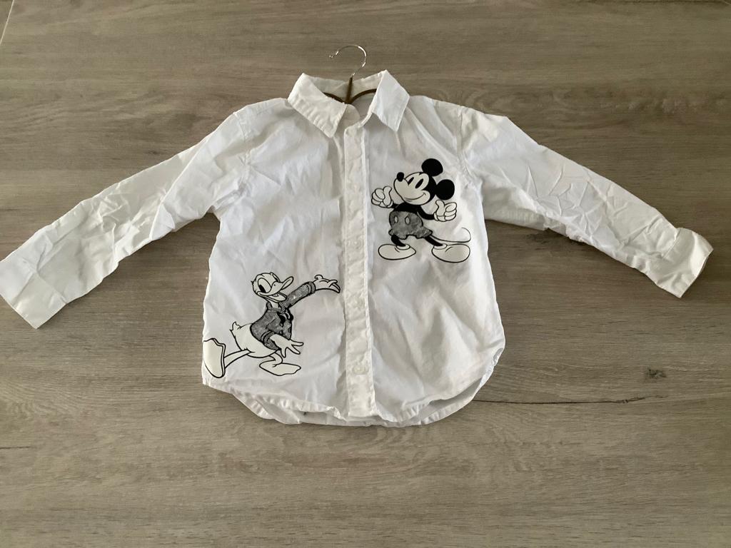 Disney Mickey Mouse en Friends jongens hemd (Maat 104), Kinderen en Baby's, Kinderkleding | Maat 104, H&M, Overhemd of Blouse