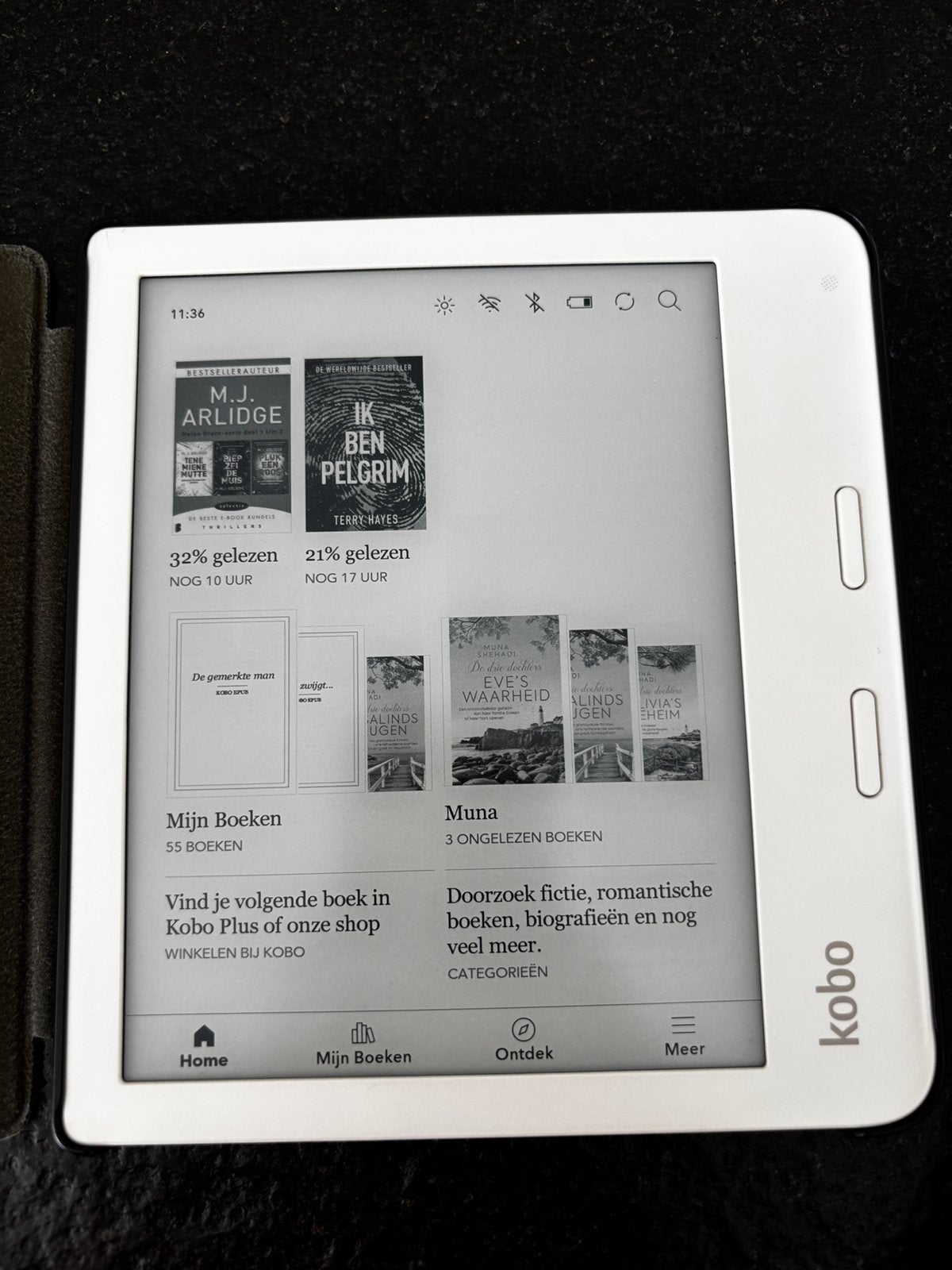 Kobo libra 2, Ophalen, Gebruikt, 16 GB of meer, 7 inch