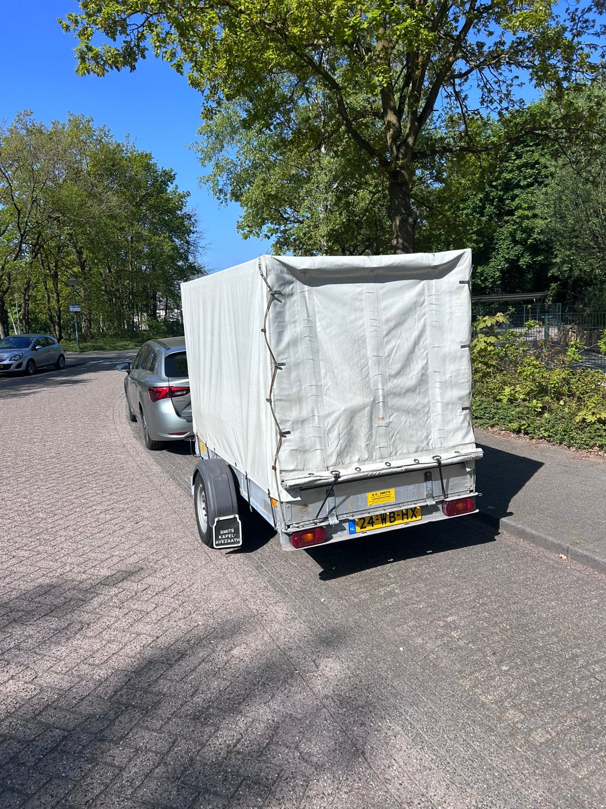 Carrymate CM1250 aanhanger 2008 luchtvering, afzinkbaar, Enlèvement, Utilisé