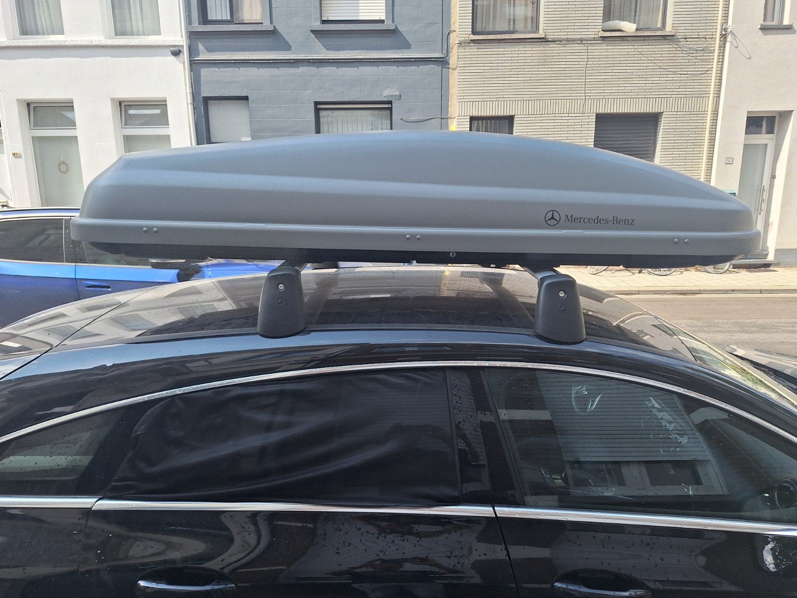 Dakkoffer skibak incl rails Mercedes CLA 2022, Enlèvement, Comme neuf