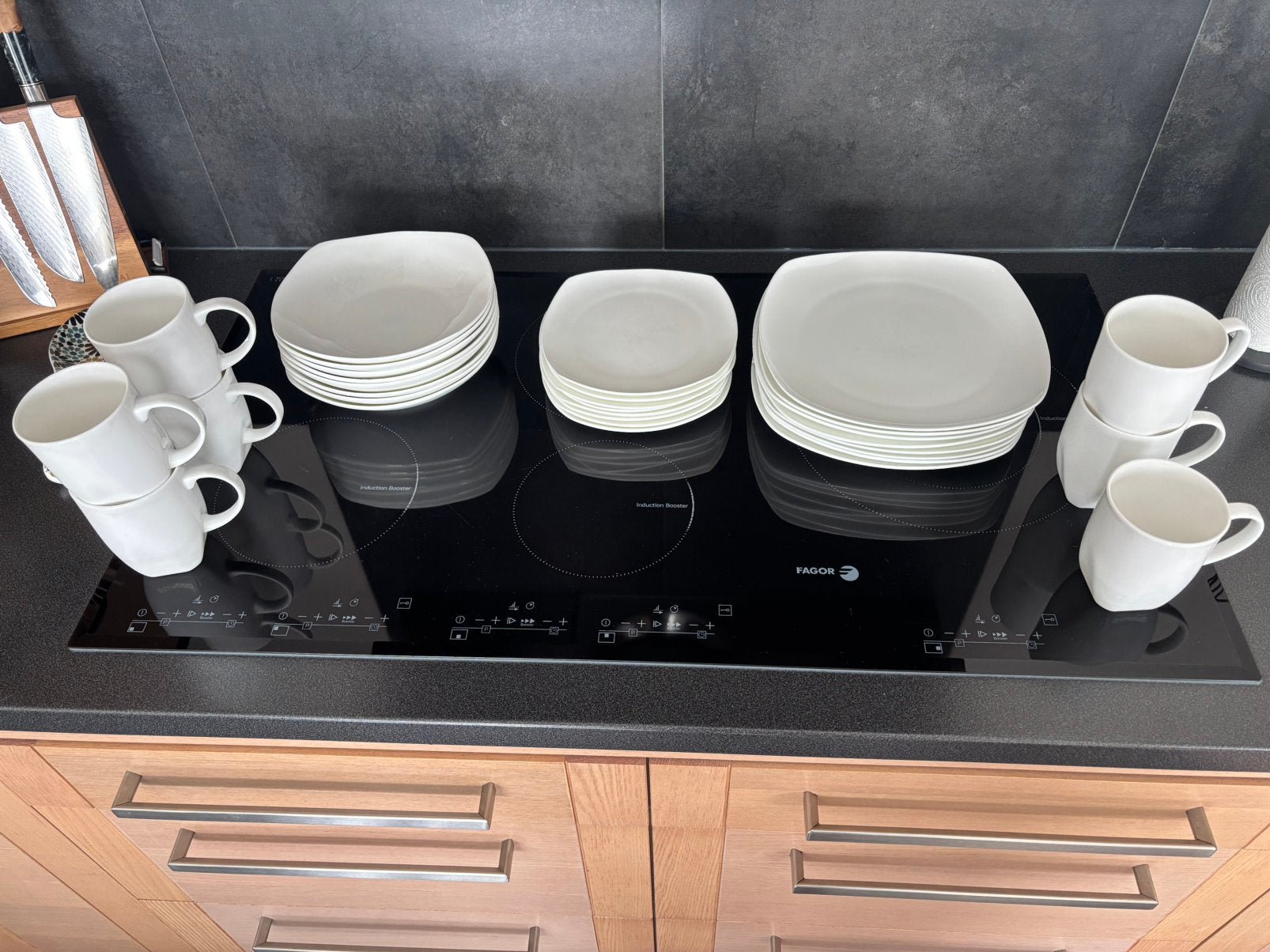 8 delige serviesset, glucksteinhome, Ophalen, Zo goed als nieuw, Bord(en)