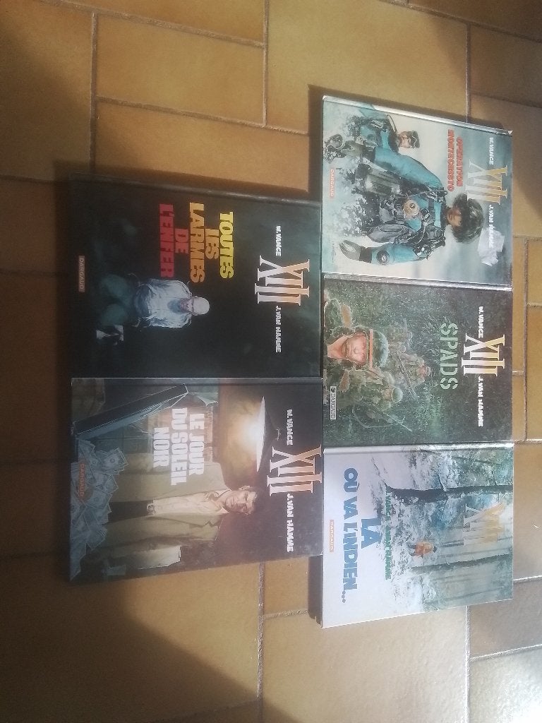 Lot de 5 bds xiii pour 12 euros, Livres, Enlèvement, Utilisé