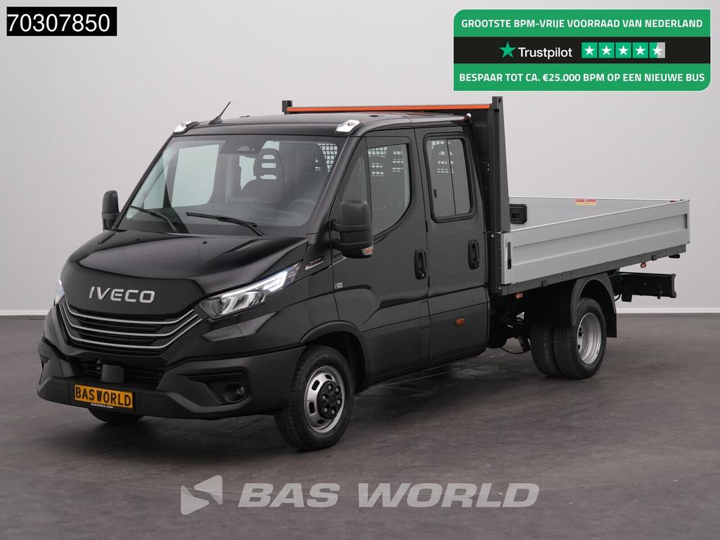 Iveco Daily 35C21 3.0L Automatic 210HP Double Cabine Dual Ty, Auto's, Bestelwagens en Lichte vracht, Stof, Euro 6, 4 cilinders