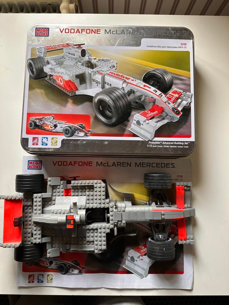 Mega Bloks Vodafone Mclaren Mercedes — kit de construction, Enfants & Bébés, Jouets | Blocs de construction, Comme neuf, Megabloks
