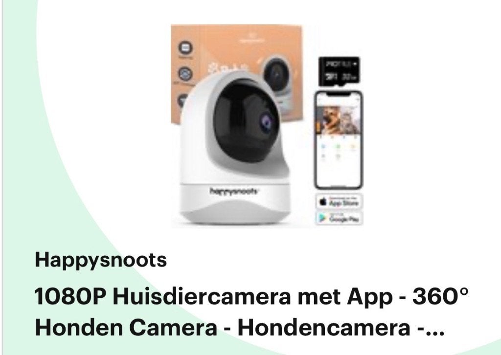 Pet camera, Ophalen, Zo goed als nieuw, Overige typen