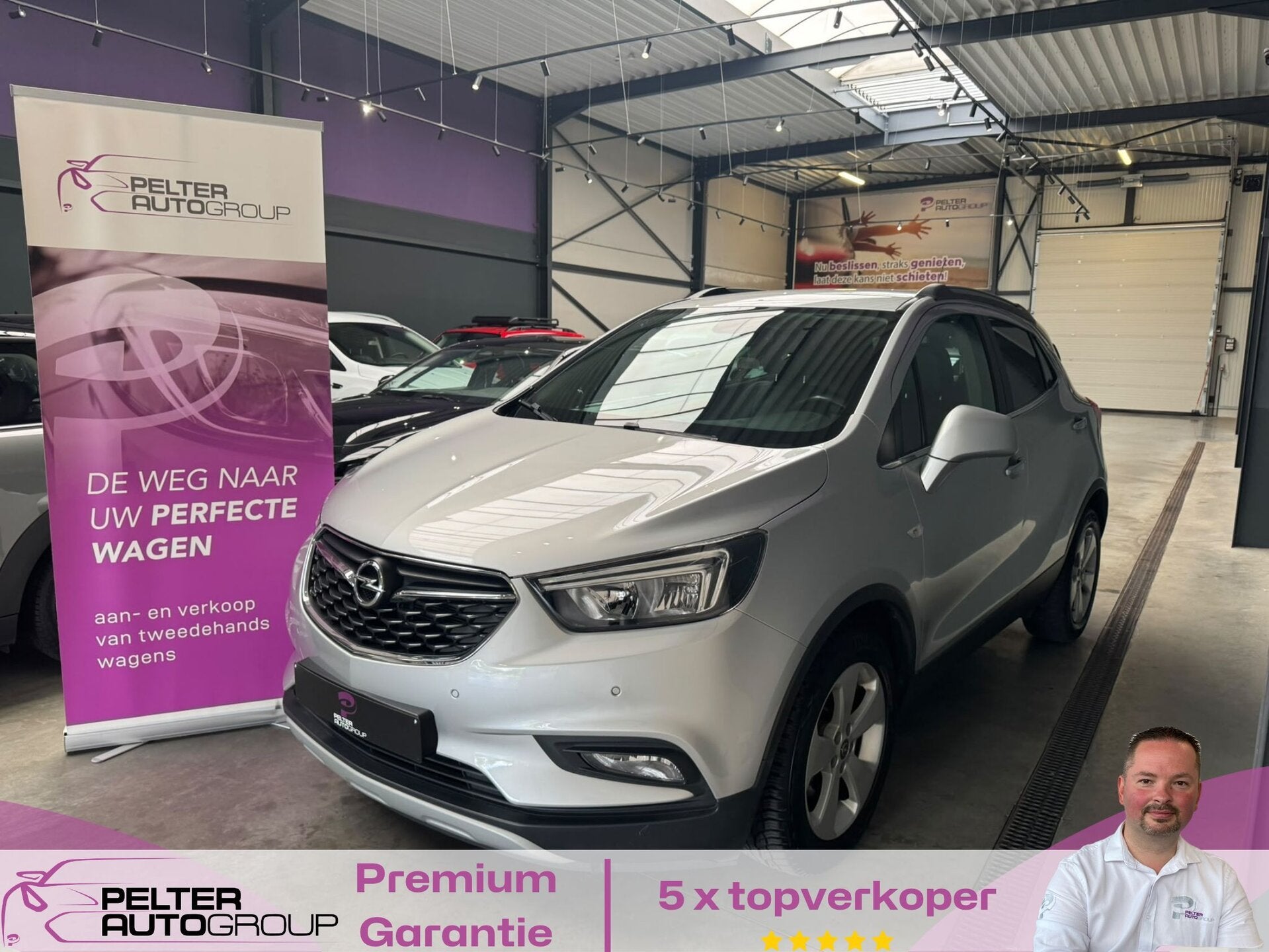 Opel Mokka X 1.4 Turbo Automaat Innovation GPS Leder, Autos, Opel, 0 kg, Argent ou Gris, Euro 6, Entreprise