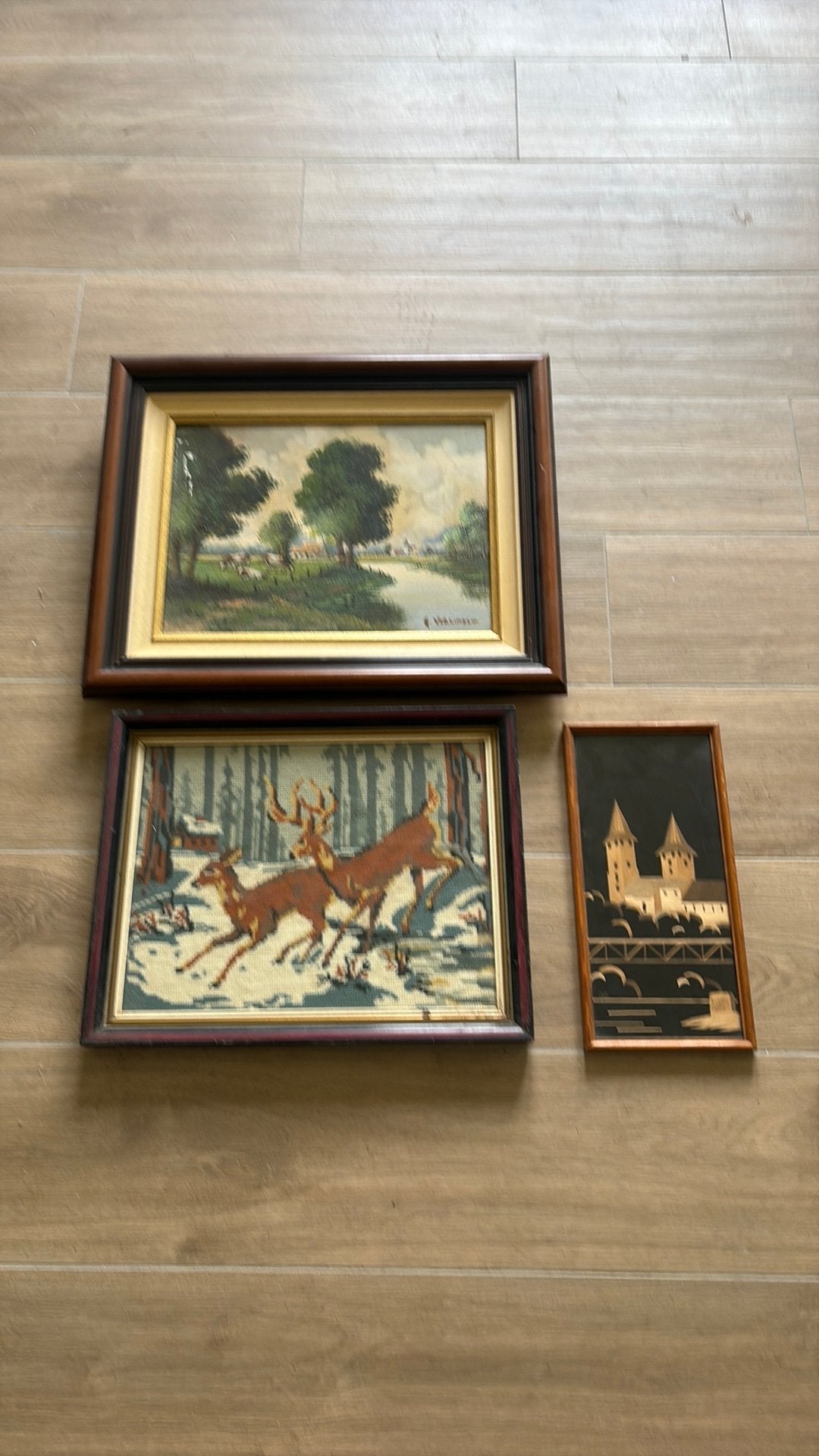3 schilderijen, Antiquités & Art, Enlèvement