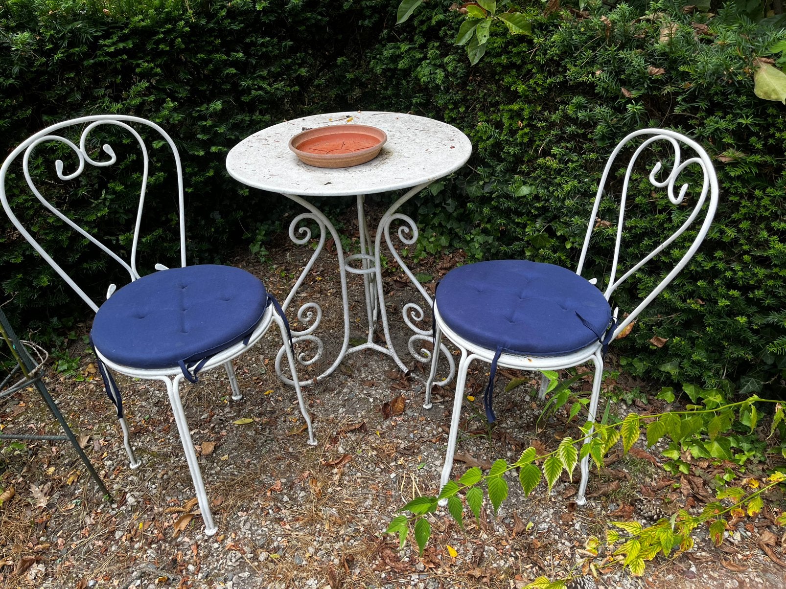 Smeedijzeren tuinset, Tuin en Terras, Ophalen, Gebruikt, Tuinset