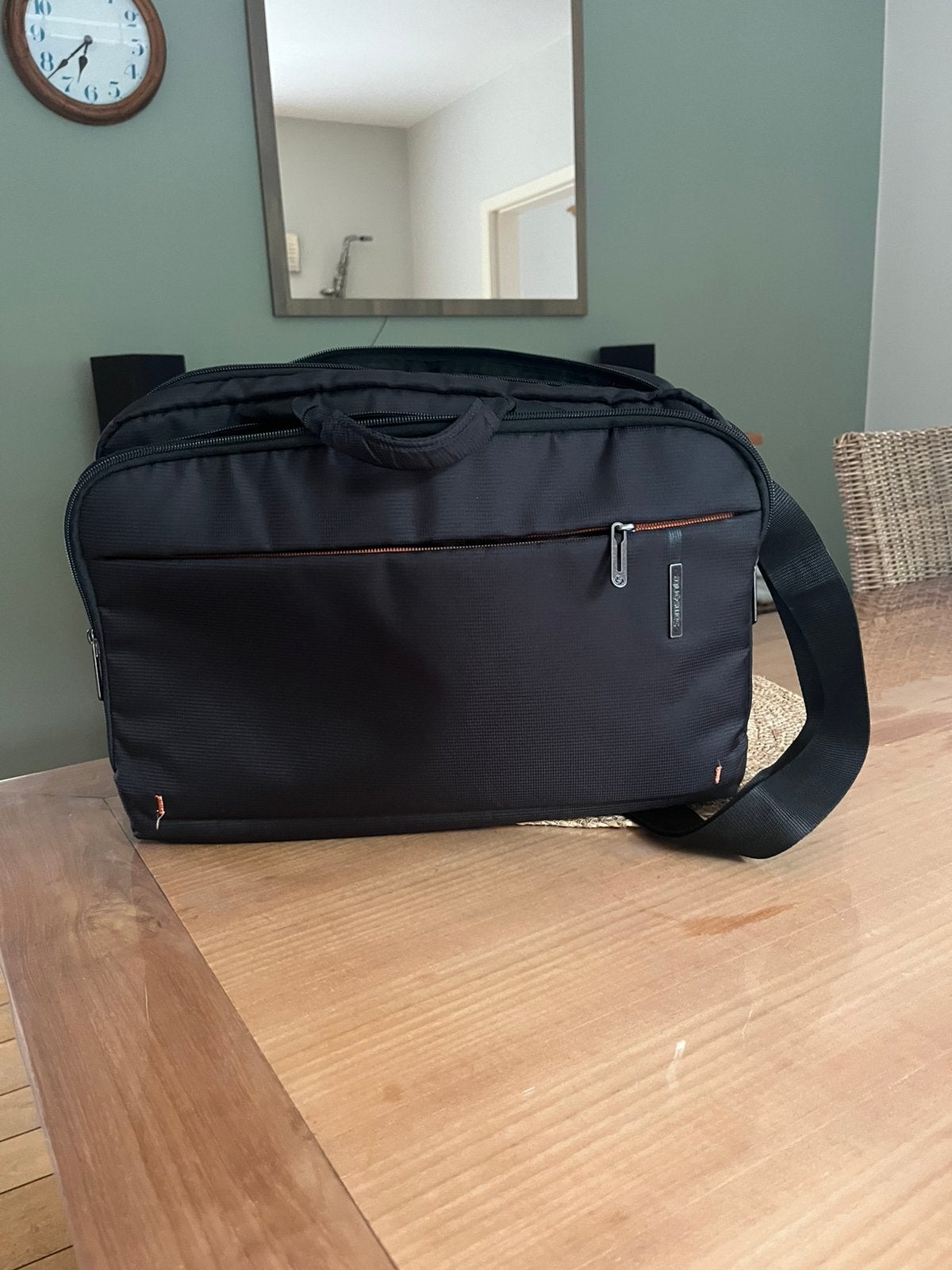 Laptop tas Samsonite, Ophalen, Tabletvak, Zo goed als nieuw, Zwart