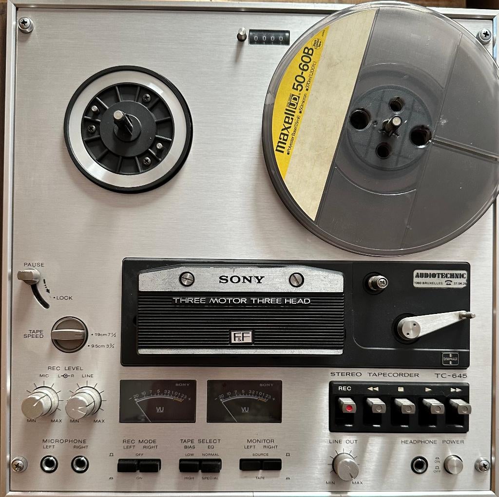 SONY TC-645 tapedeck, Ophalen, Sony
