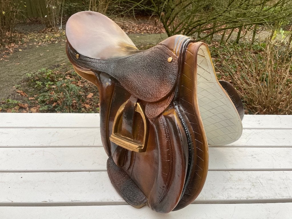 Zadel, paard, manege, tuin, pony 50cm, Tuin en Terras, Ophalen, Nieuw, Kunststof, Overige typen
