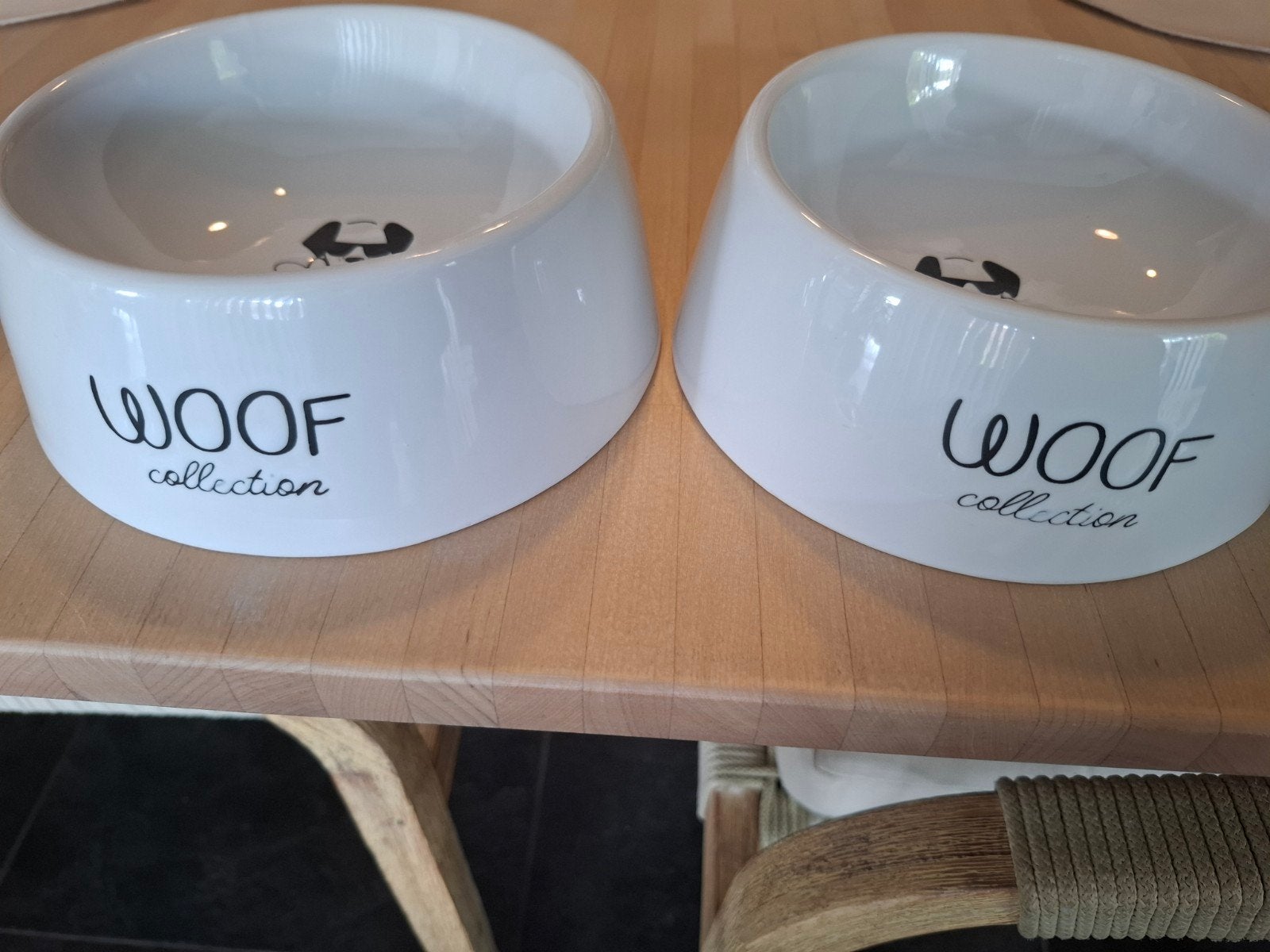 Mooie honden eetbak,voerbak,pot ceramic 2st.maison du monde, Ophalen, Zo goed als nieuw