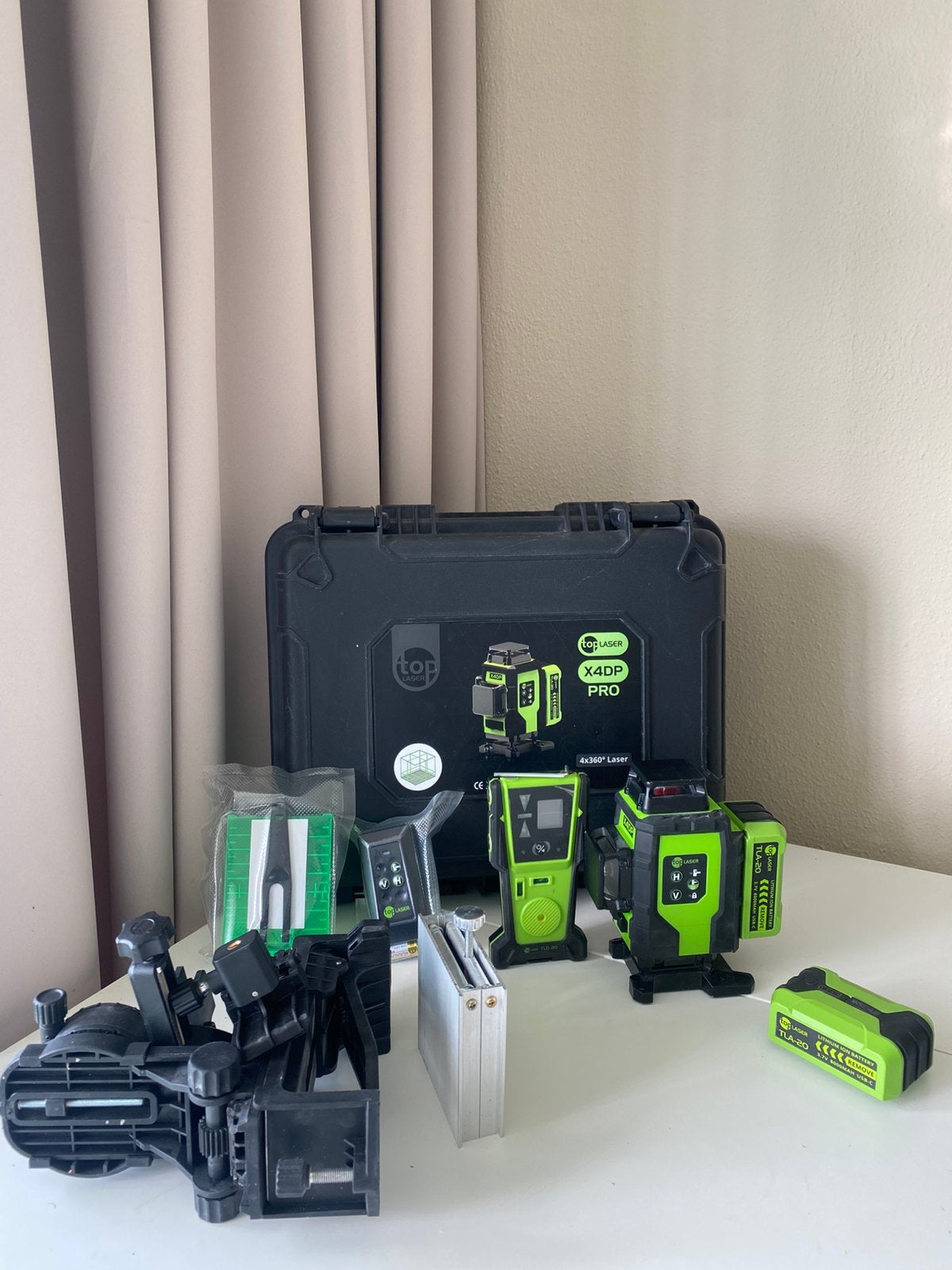 TopLaser X4DP PRO Laser 4x360 Kit Complet, Enlèvement ou Envoi, Comme neuf