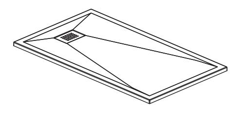 Receveur de douche antidérapant (encastrable pour baignoire), Bricolage & Construction, Sanitaire, Enlèvement, Comme neuf, Douche
