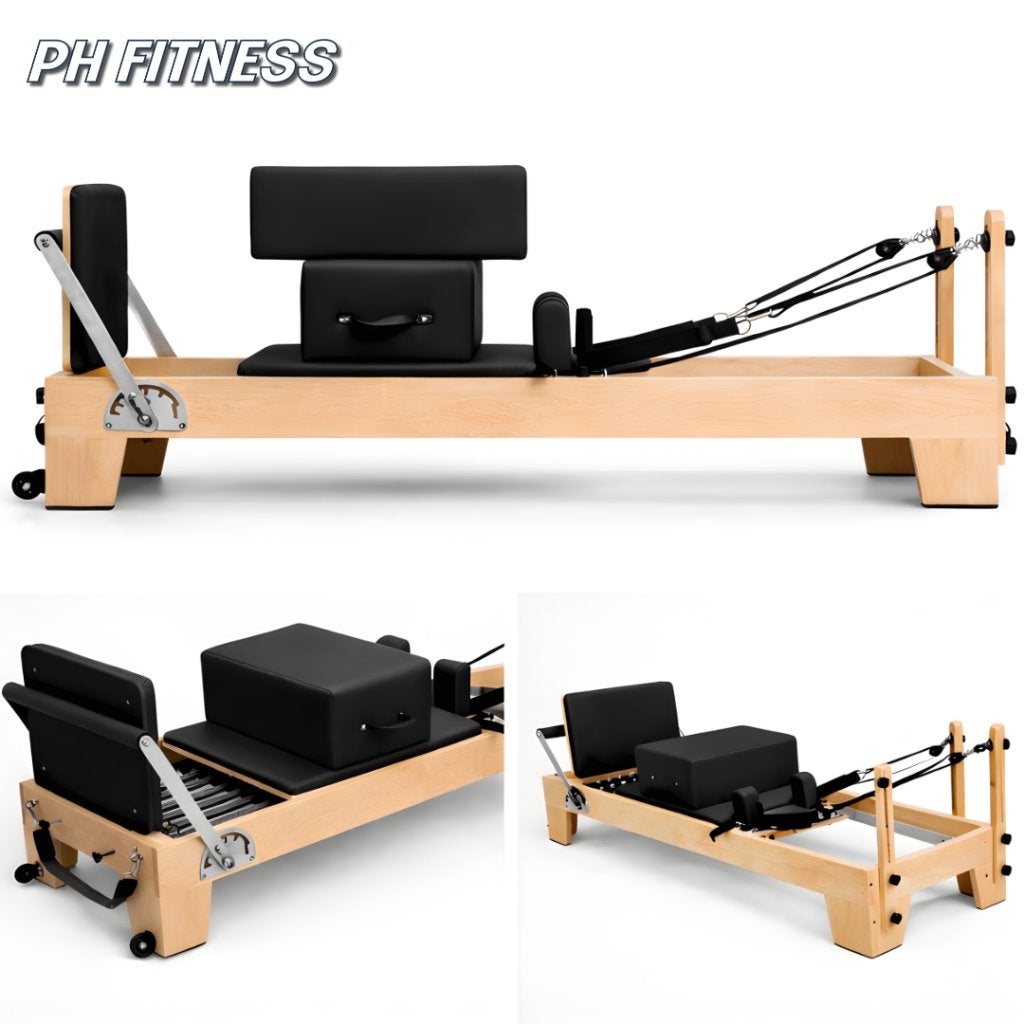 PH Fitness Wooden Pilates Reformer - Studio Apparaat, Sport en Fitness, Ophalen, Nieuw, Overige typen