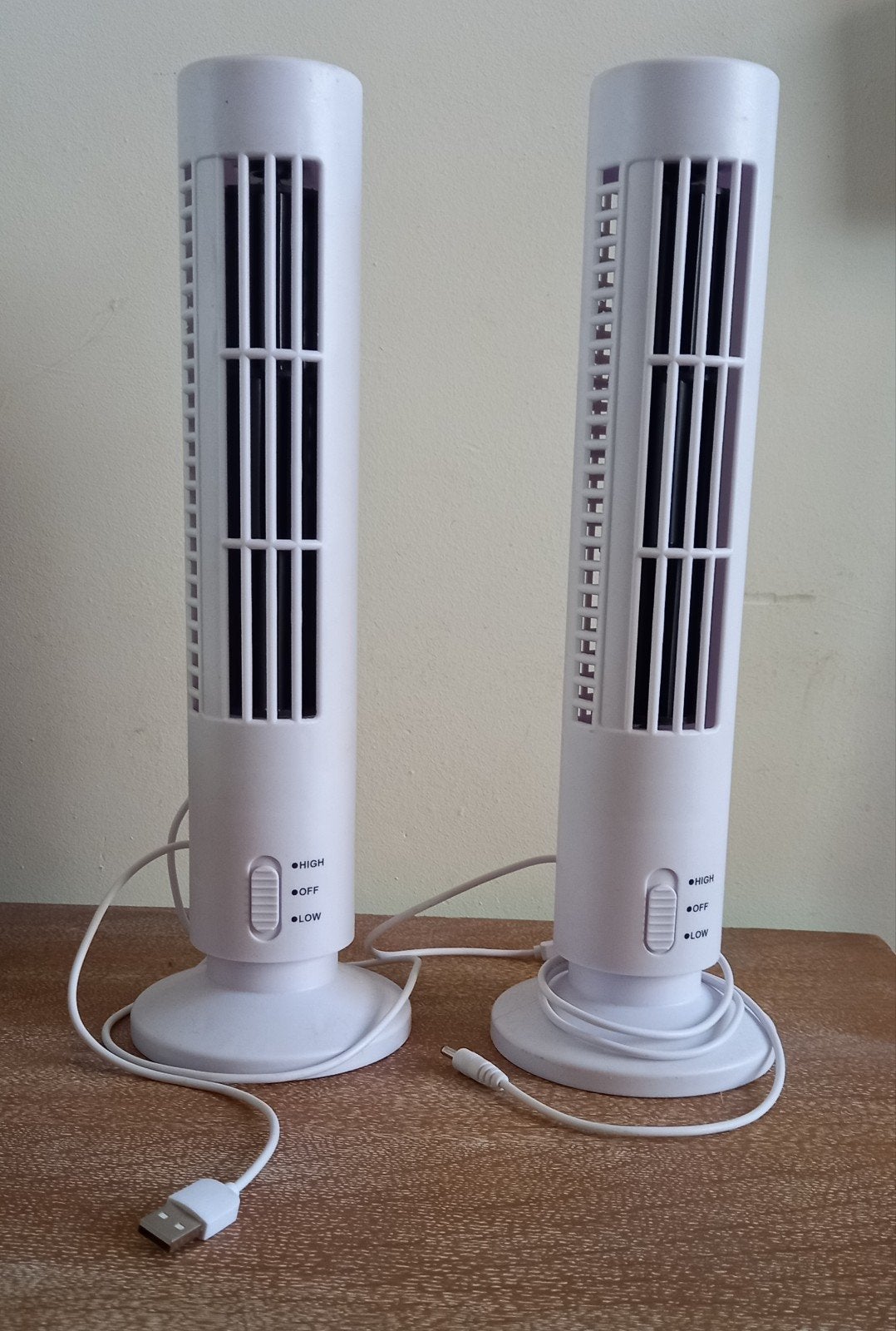 2 ventilateurs de bureau, Enlèvement