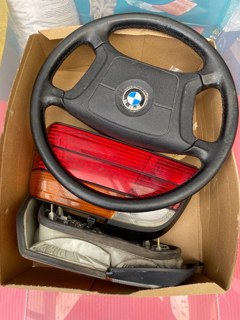 BMW E36 leder stuur + M3 achterlichten voor Coupe en Cabrio, Ophalen of Verzenden, Gebruikt, BMW