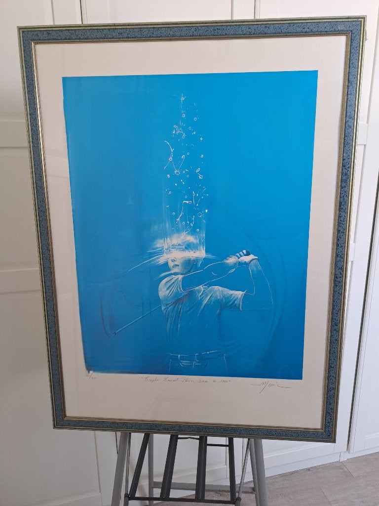 Daniel Monic - litho Trophée Laurent-Perrier - BMW 1990, Antiquités & Art, Art | Lithographies & Sérigraphies, Numéroté, Sport