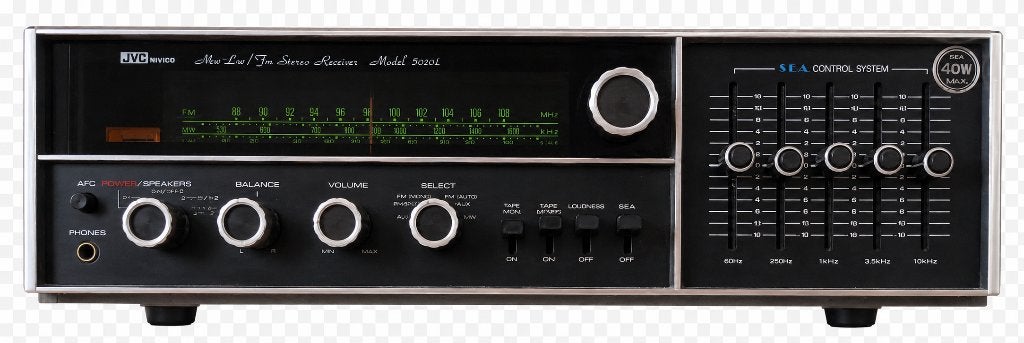 Récepteur stéréo vintage JVC Nivico, modèle 5010L, Enlèvement, Radio