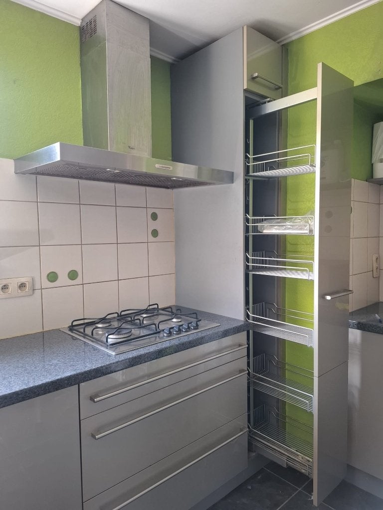 Keuken, Huis en Inrichting, Keuken | Complete keukens, Ophalen, Gebruikt, Graniet of Steen, Enkelwandige keuken