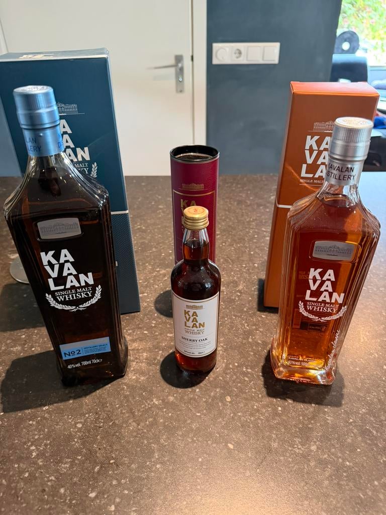 Kavalan 3x! Whisky op zijn best!, Ophalen of Verzenden, Nieuw