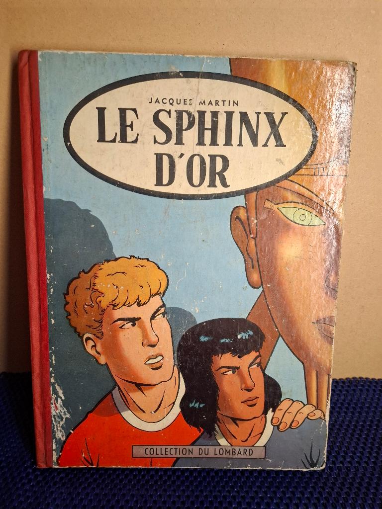 ALIX – Le Sphinx d’Or 1957 recartonnage Lombard MARTIN, Une BD, Enlèvement, Jacques Martin, Utilisé