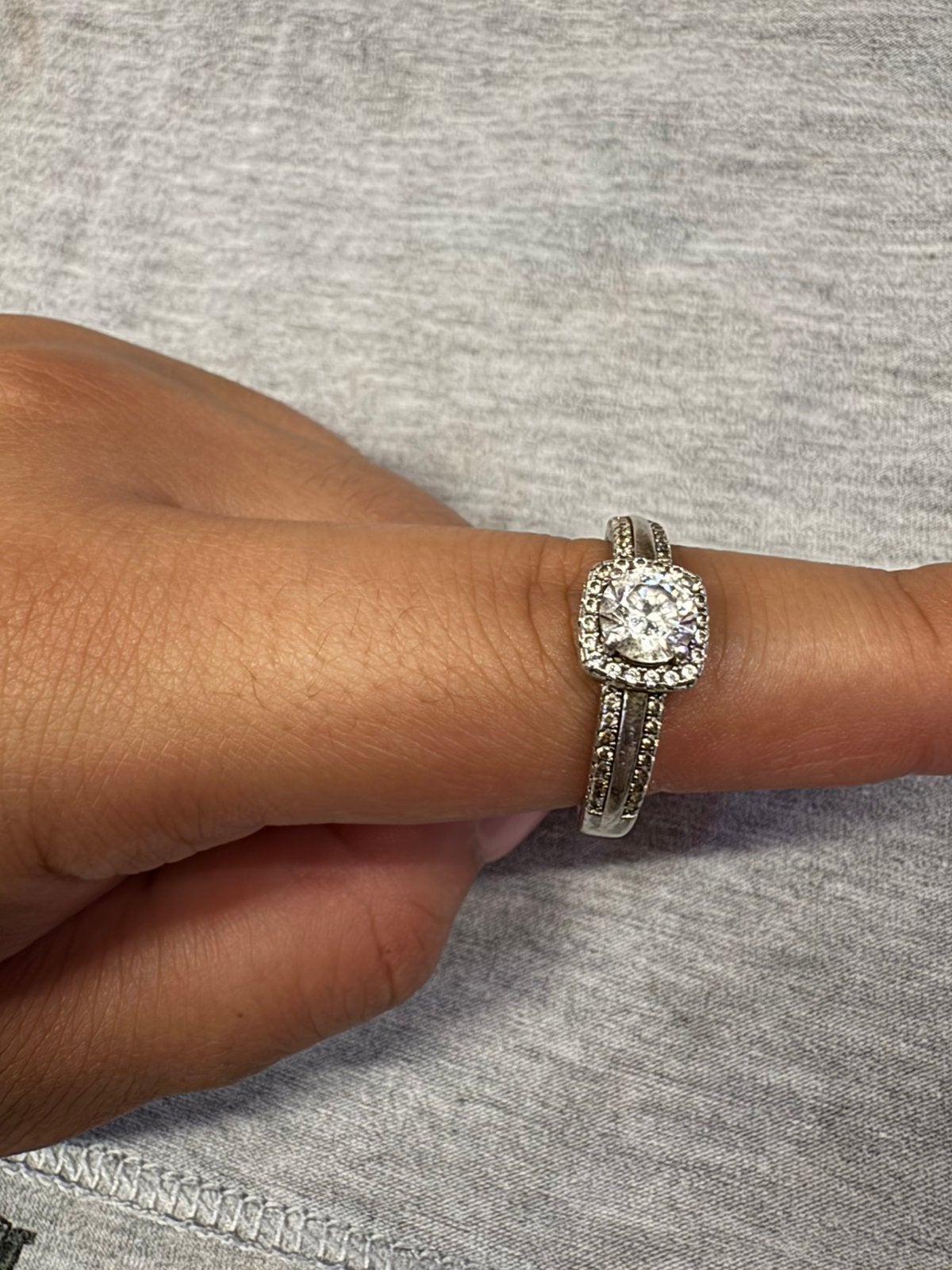 Ring zilver, Bijoux, Sacs & Beauté, Enlèvement, Comme neuf, Argent