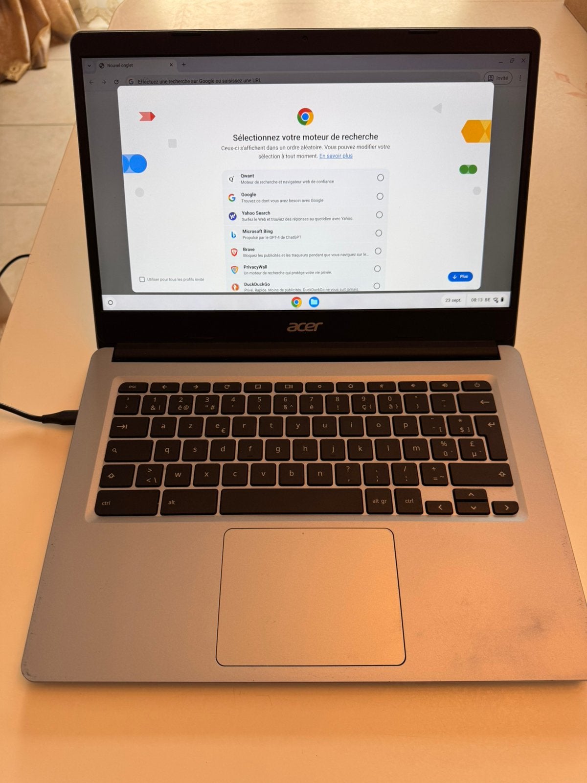Acer Chromebook CB314 ordinateur portable gris, Enlèvement, Utilisé