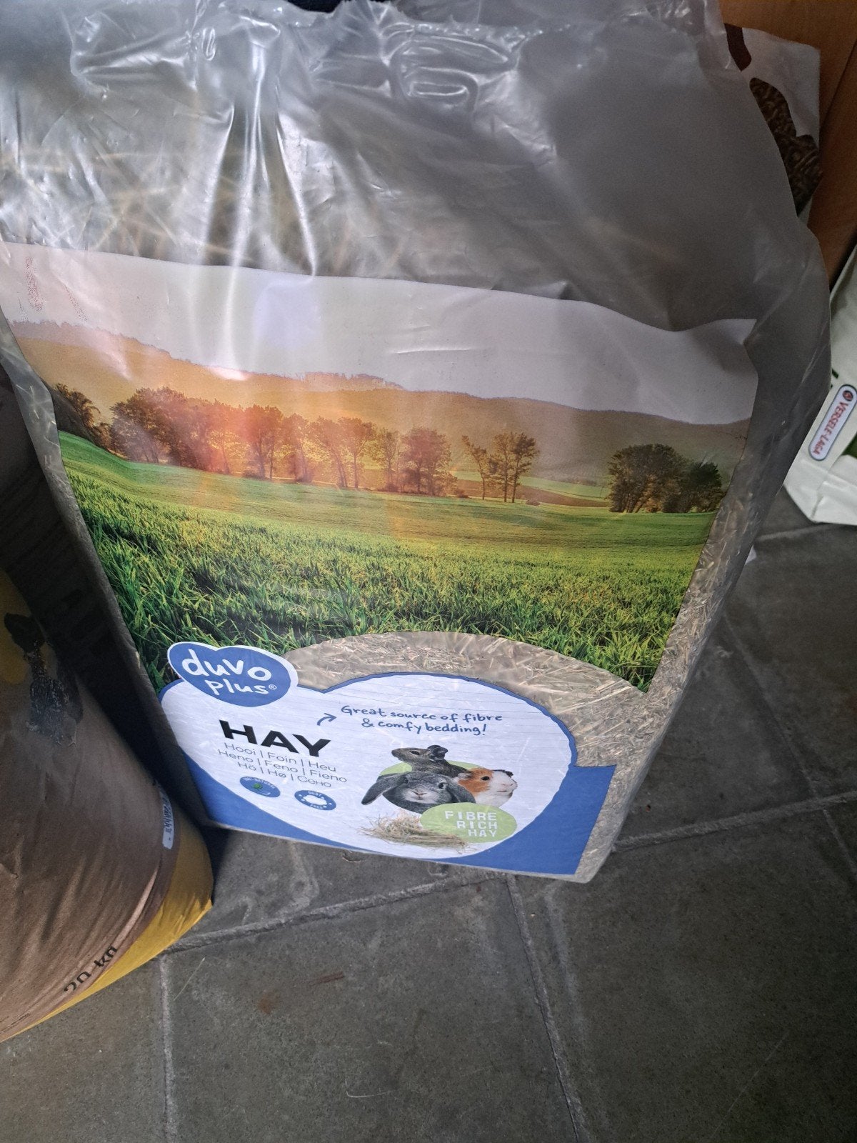 ganse zak pallet en hooi voor konijntje, Animaux & Accessoires, Enlèvement