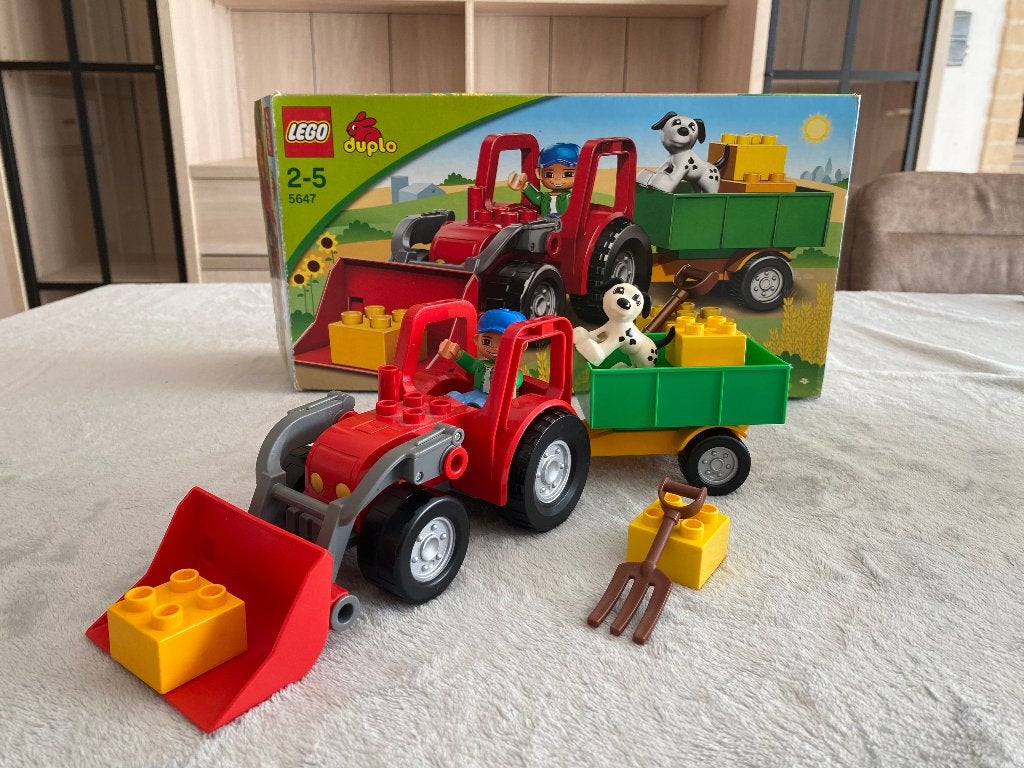 Lego Duplo 5647 Grote Tractor, Enlèvement, Comme neuf, Duplo
