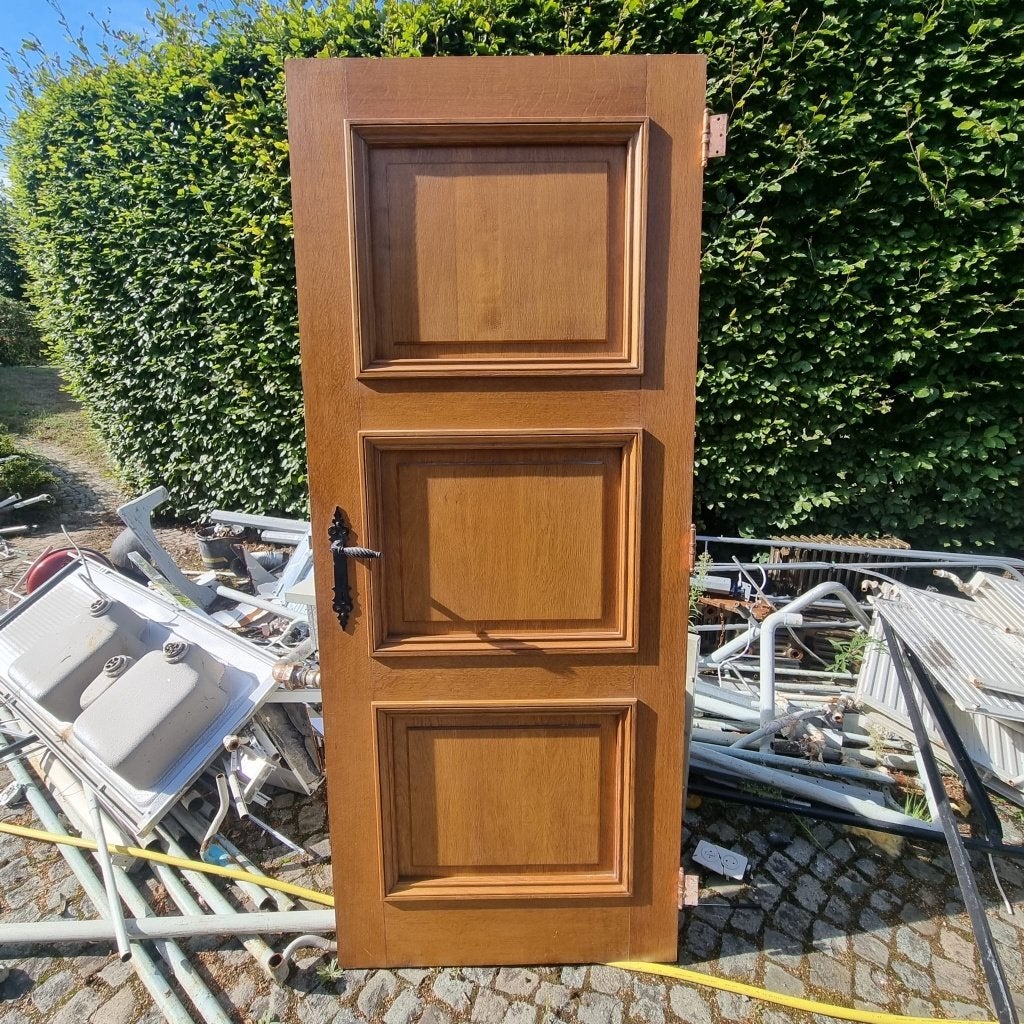 Eiken binnendeuren, Bricolage & Construction, Fenêtres & Moustiquaires, Porte intérieure, Enlèvement, Bois, 200 à 215 cm