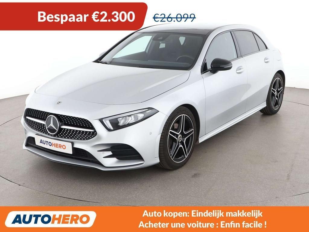 Mercedes-Benz A-Klasse 180 A 180 AMG Line (bj 2021), Auto's, Gebruikt, 1350 kg, 136 pk, 5 deurs