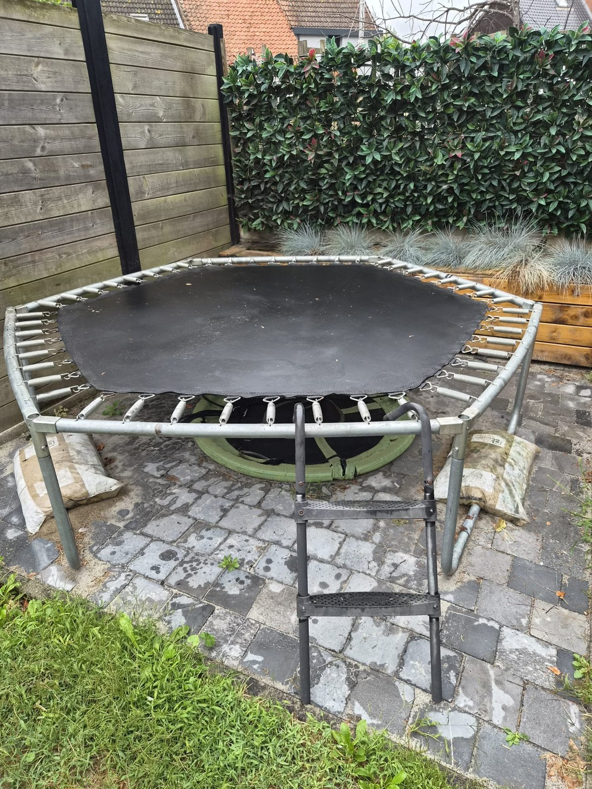 Trampoline, Kinderen en Baby's, Speelgoed | Buiten | Trampolines, Ophalen, Gebruikt