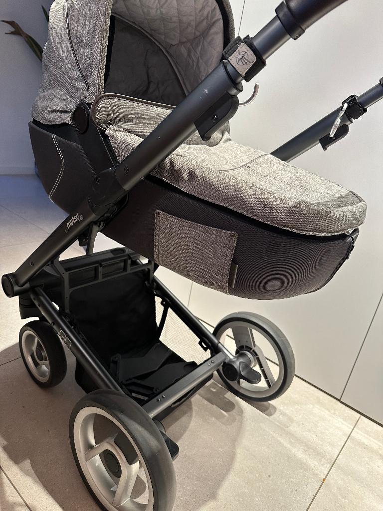 Kinderwagen Mutsy Igo met alle accessoires en meer, Gebruikt, Mutsy, Verstelbare duwstang, Ophalen