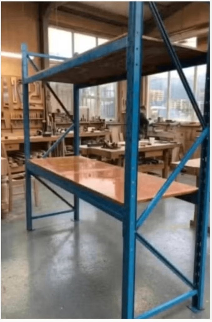 magazijnrek palletrek, Ophalen