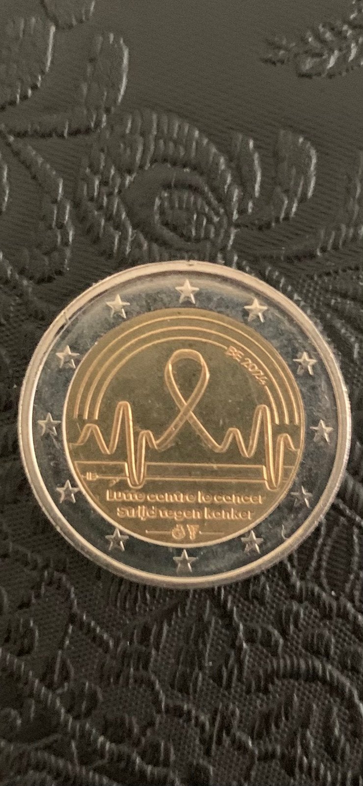 2 euro munt België 2024 Strijd tegen kanker, Ophalen of Verzenden, België, 2 euro