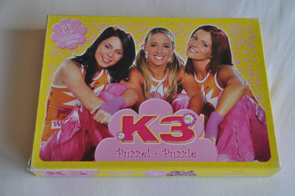 Puzzel oude K3, Ophalen, Meer dan 50 stukjes, Gebruikt, 4 tot 6 jaar