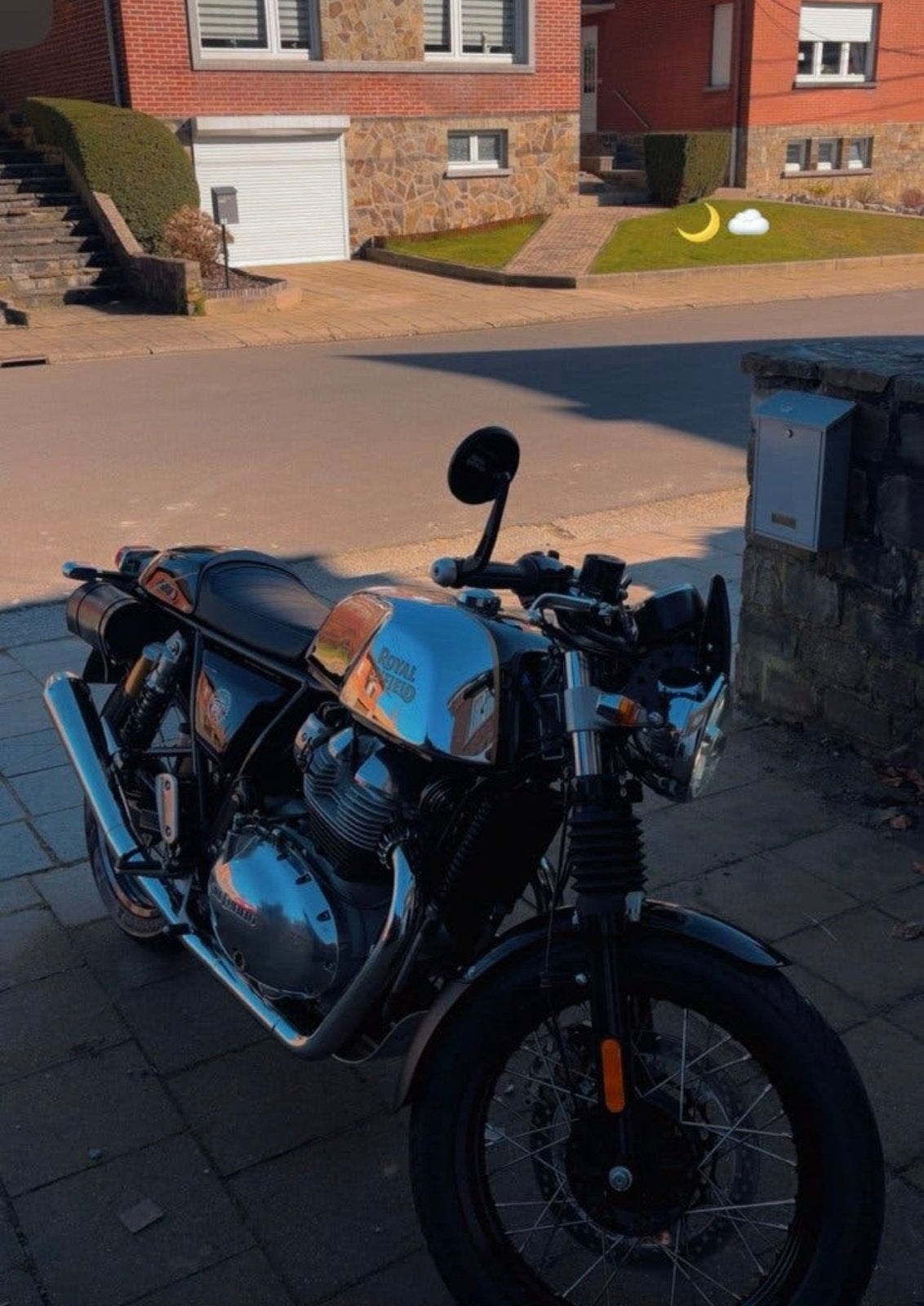 Royal enfield continental gt 650 mr clean, Motoren, 2 cilinders, Occasion, ABS, Minimaal motorrijbewijs A2