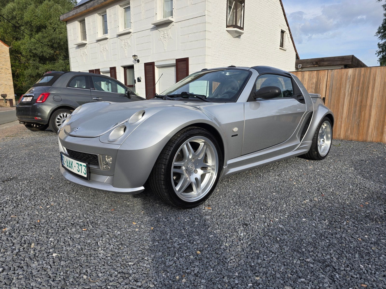 Smart roadster Brabus Xclusive reeds blanco gvv!!!, Autos, Smart, Argent ou Gris, Entreprise, Carnet d'entretien, Roadster