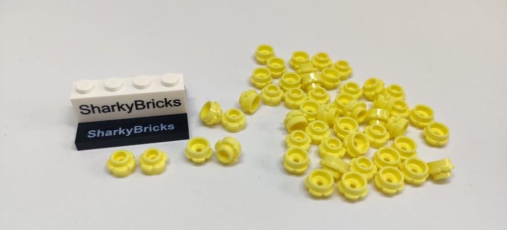 Lego Bloemen licht geel per 25 stuks (Nieuw), Neuf, Lego, Briques en vrac, Enlèvement ou Envoi
