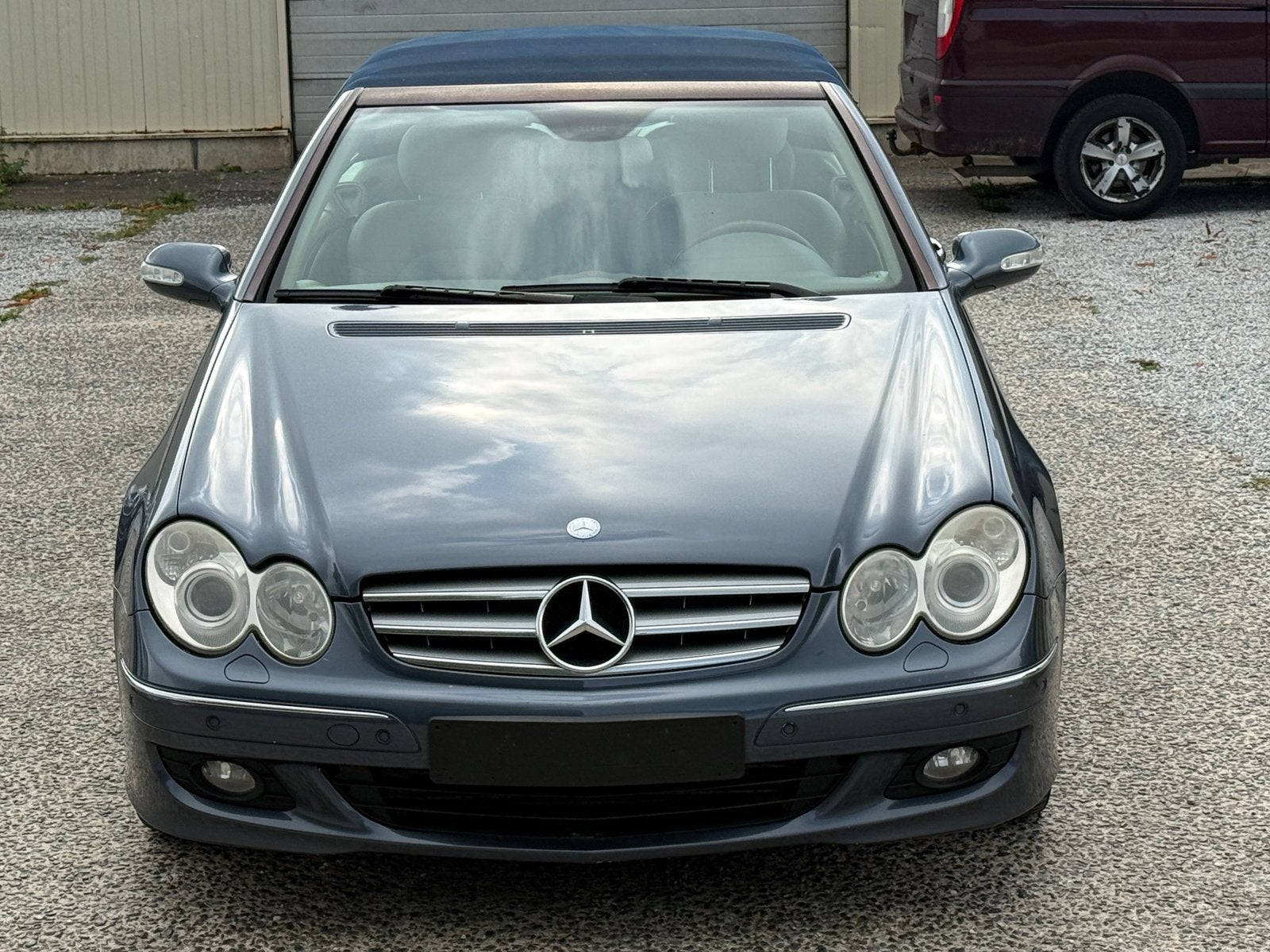 Mercedes CLK 320cdi Cabriolet, Cuir, 2987 cm³, Beige, Entreprise